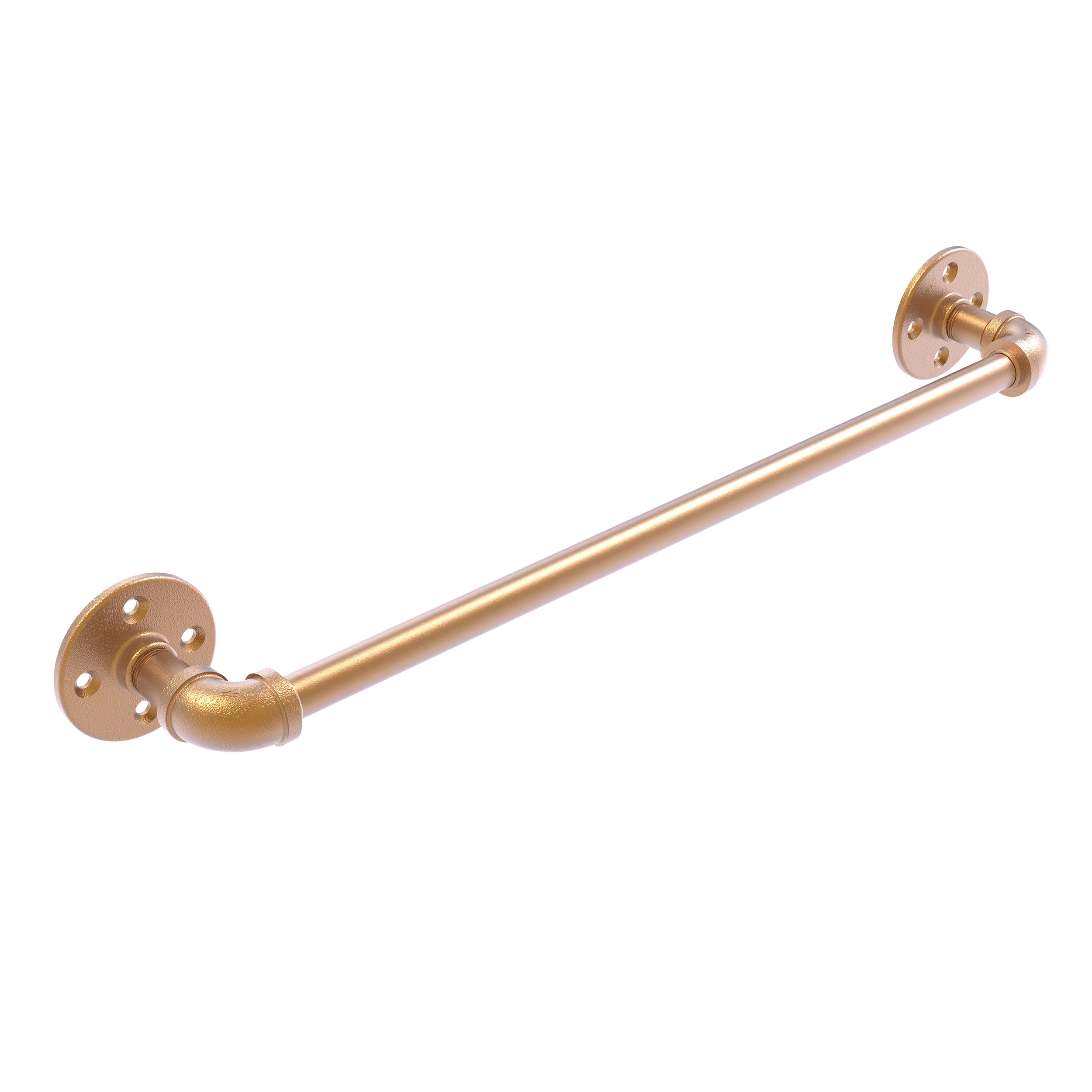 18" Towel Bar, Brushed Bronze Finish