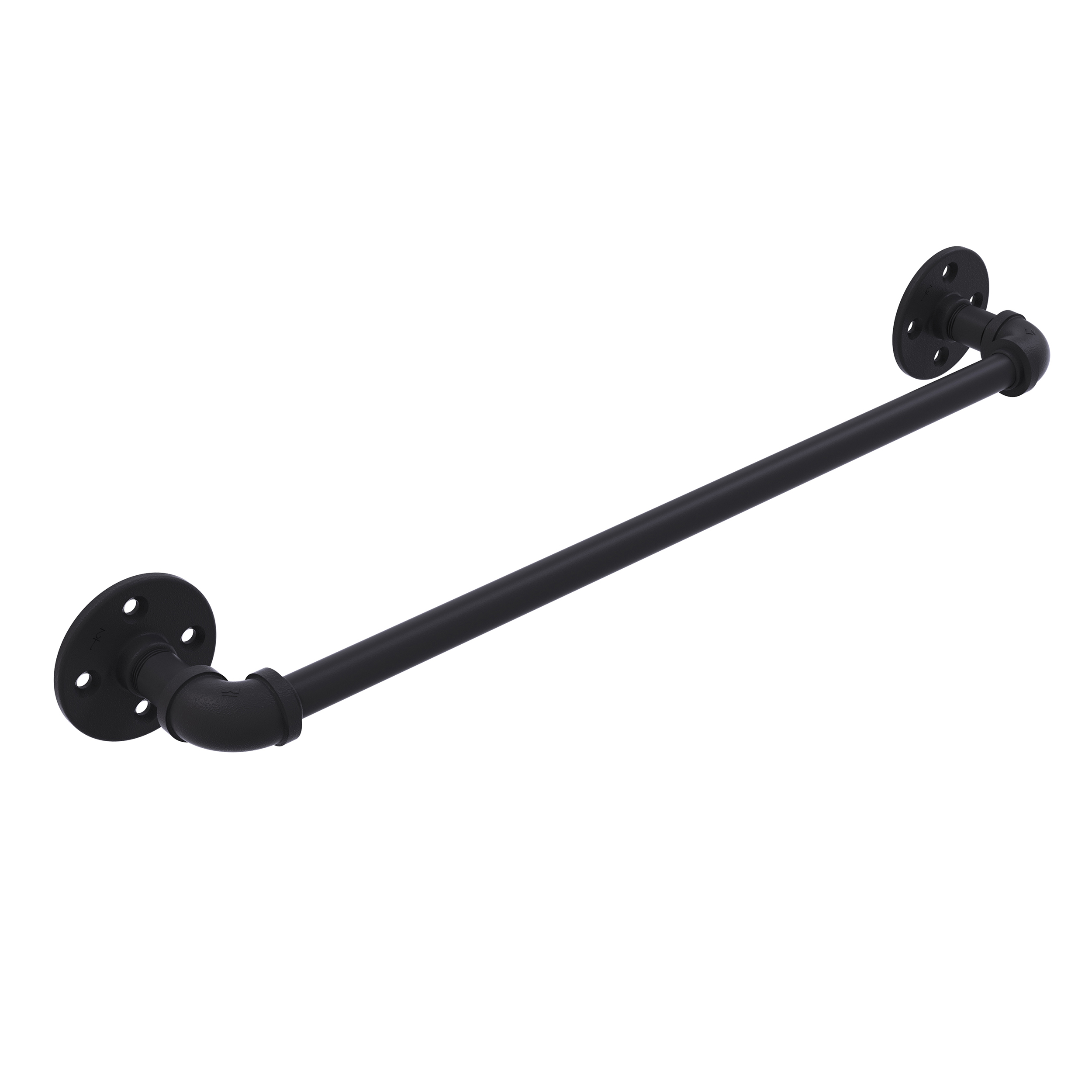 18" Towel Bar, Matt Black Finish