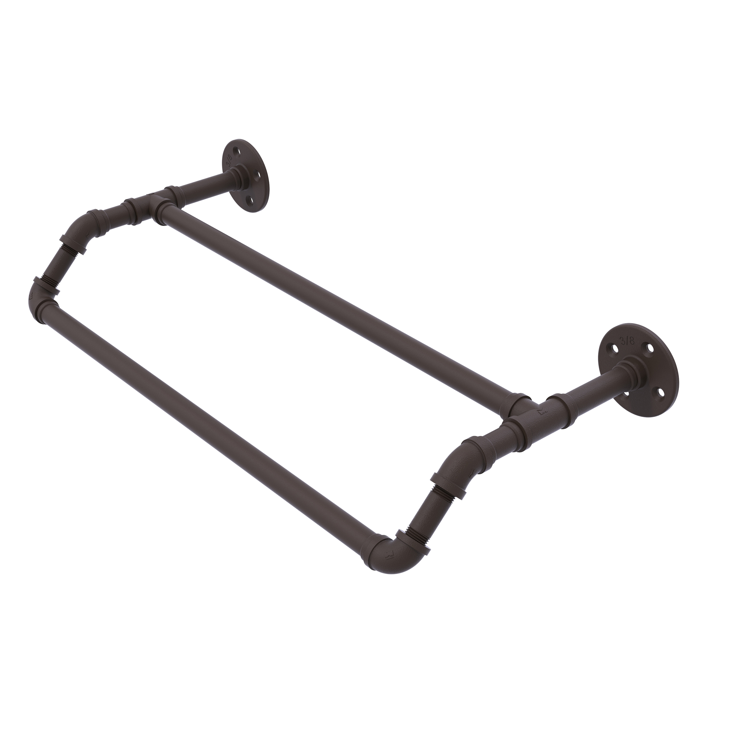 36" Double Towel Bar, Oil Rubbed Bronze Finish