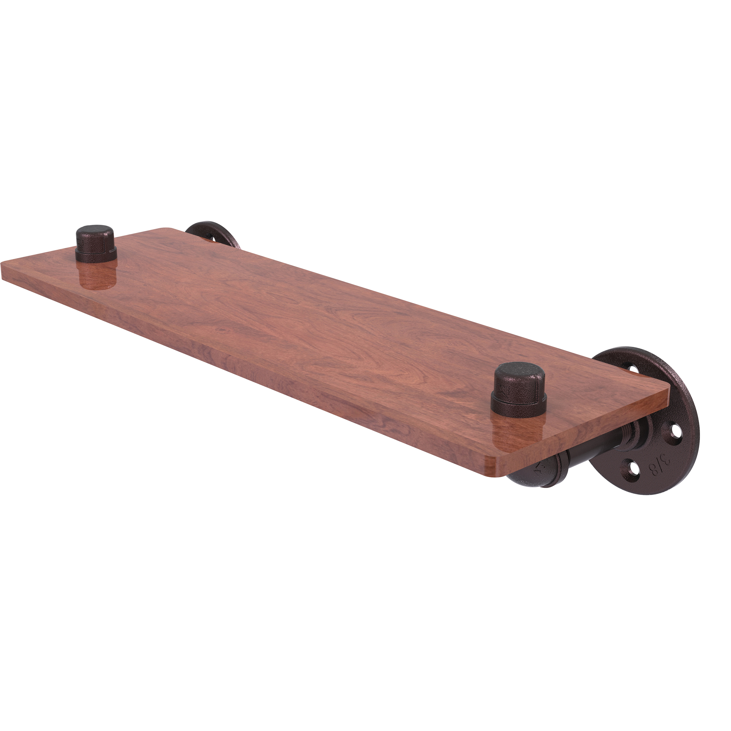 16" Ironwood Shelf, Antique Bronze Finish