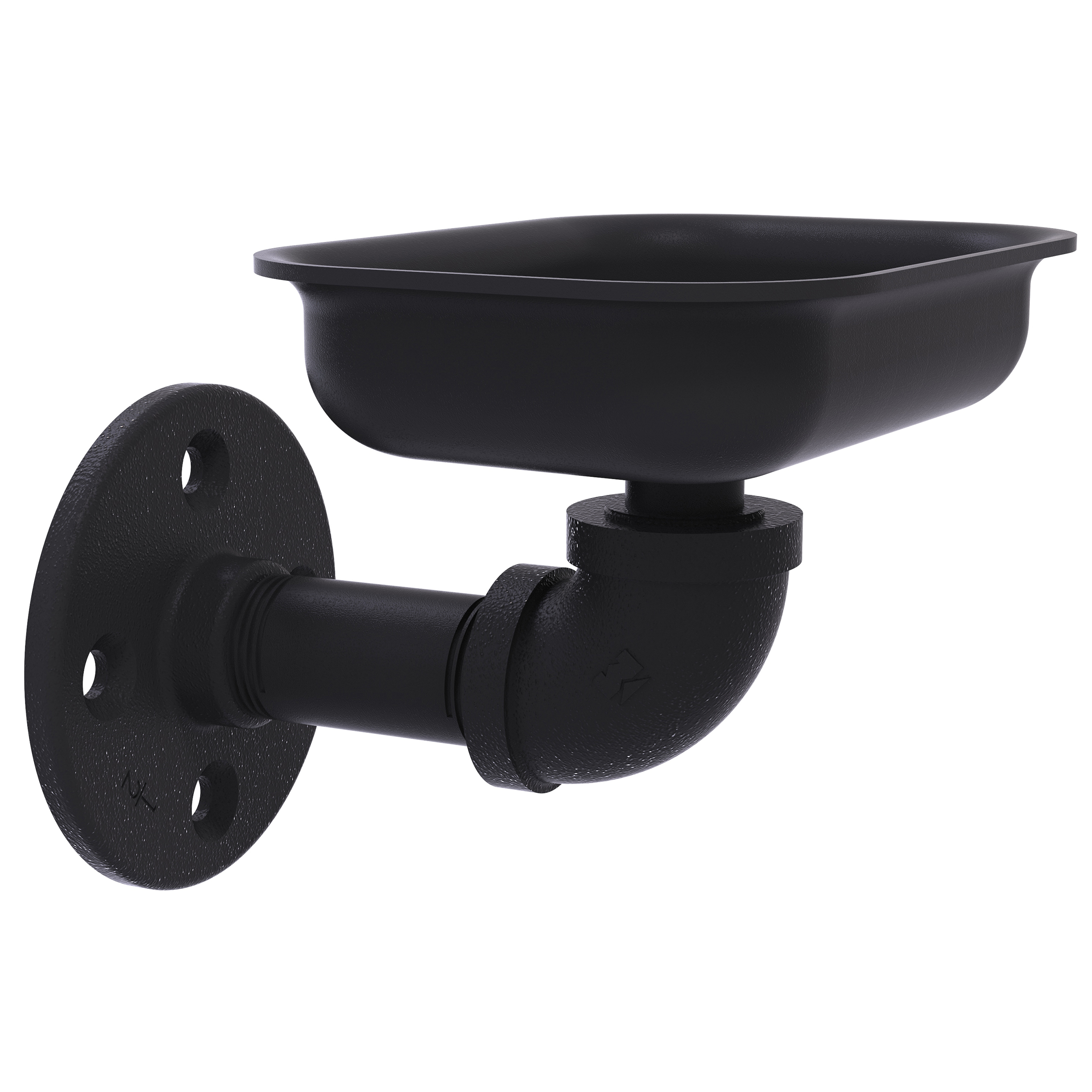 product: Avondale Decor Wall Mounted Soap Dish, Matt Black Finish shown