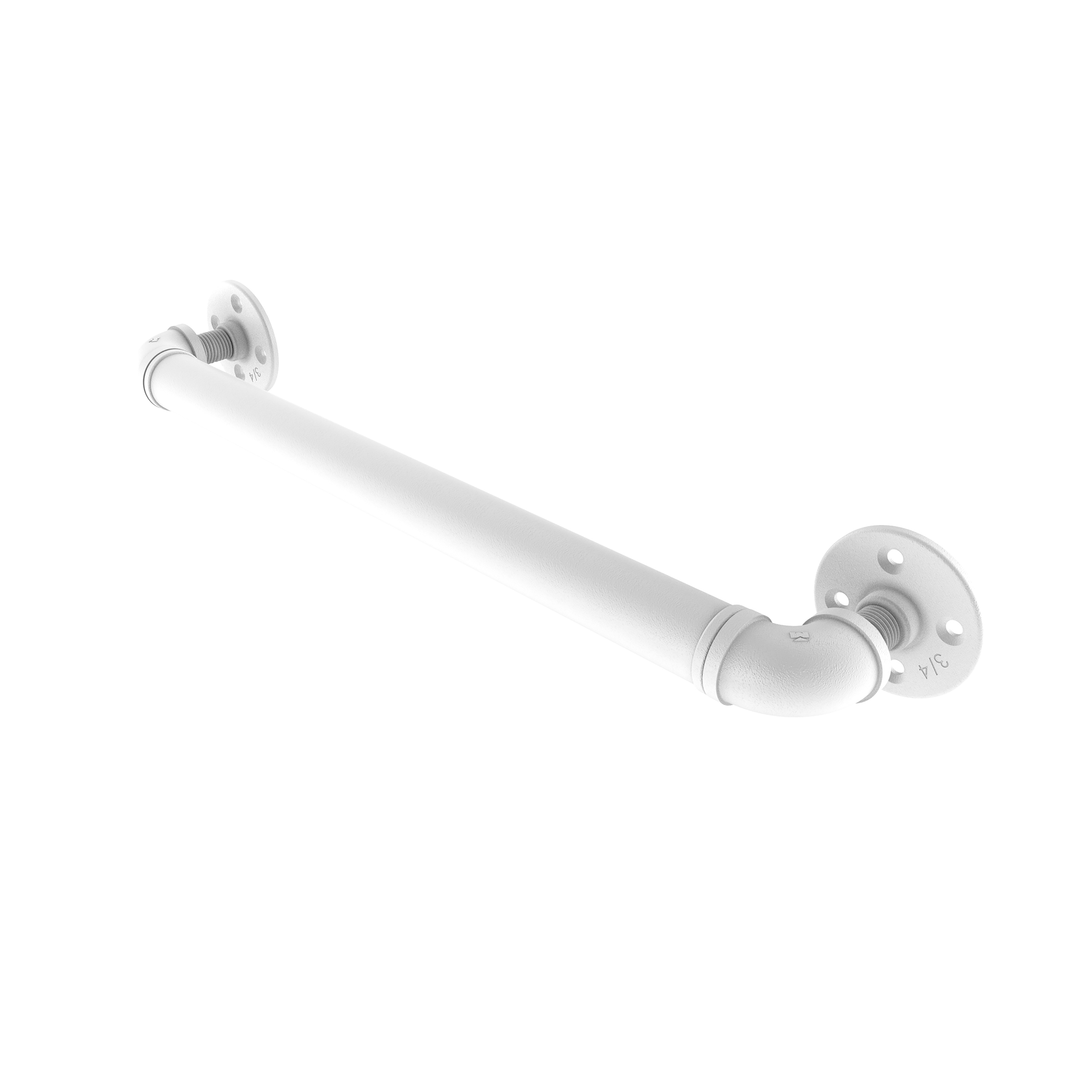 16" Grab Bar, Matt White Finish