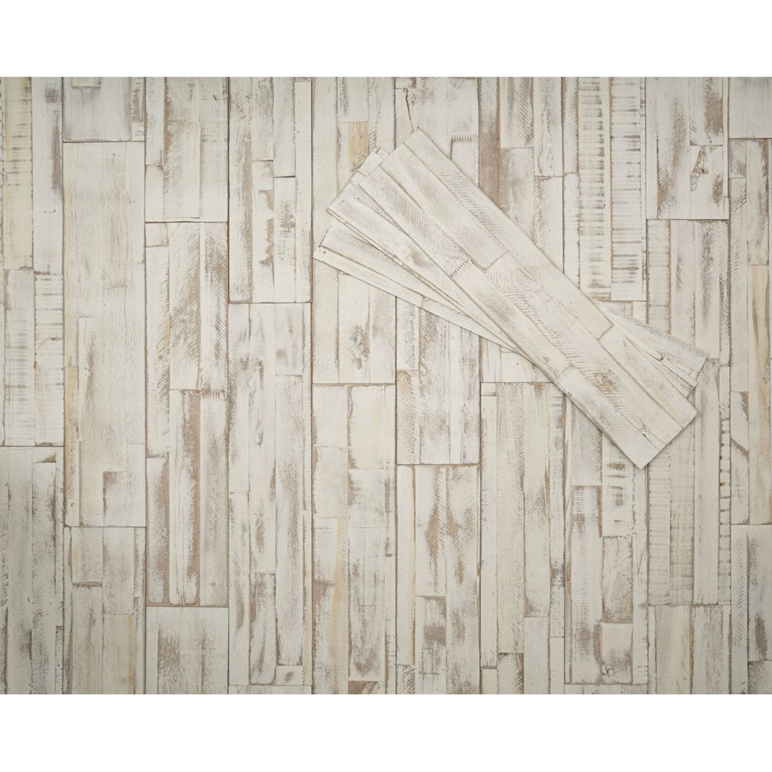 Peel & Press Real Wood Wall Paneling, Brushed Coral