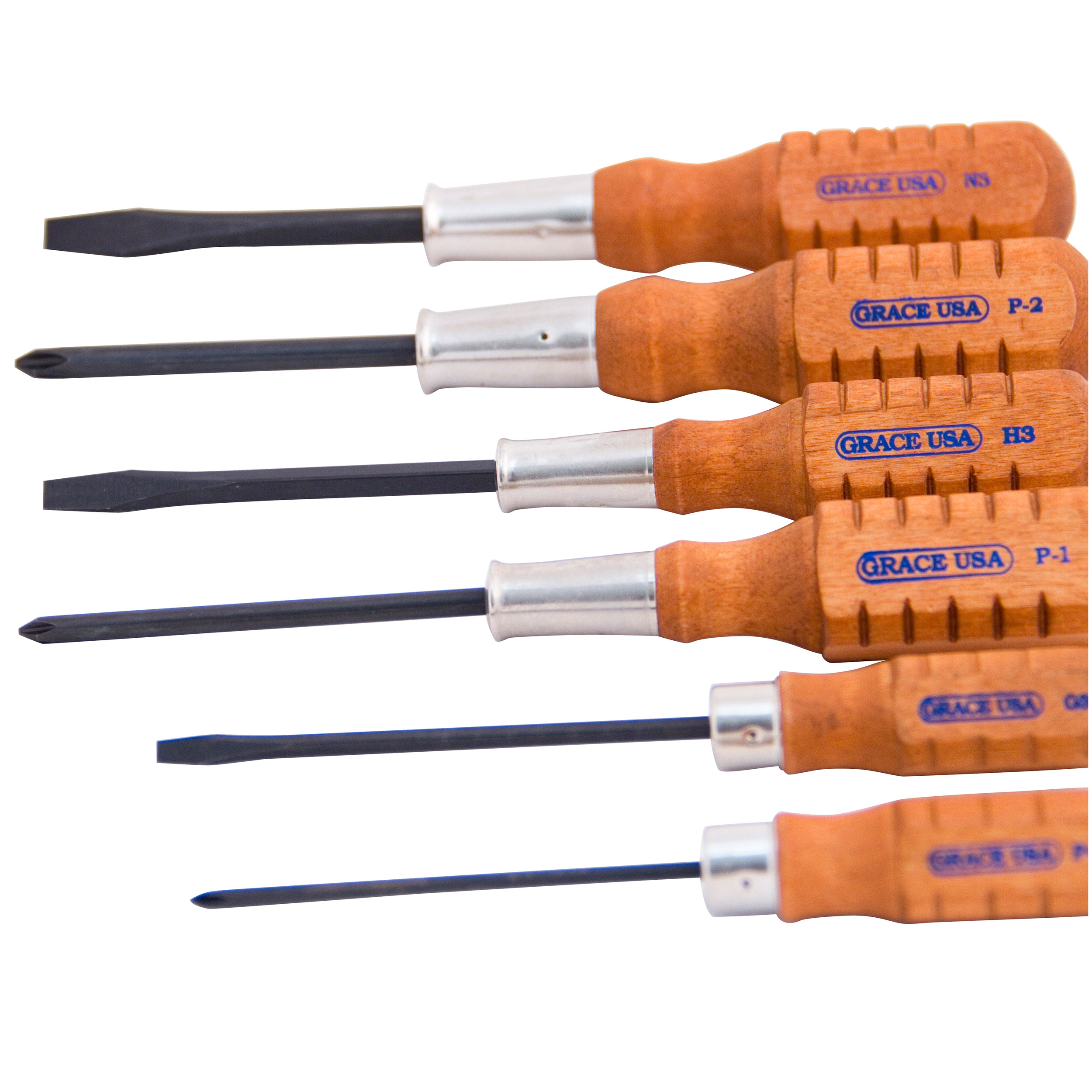 product: Grace Tools 6 Piece Home Care Screwdriver Set shown