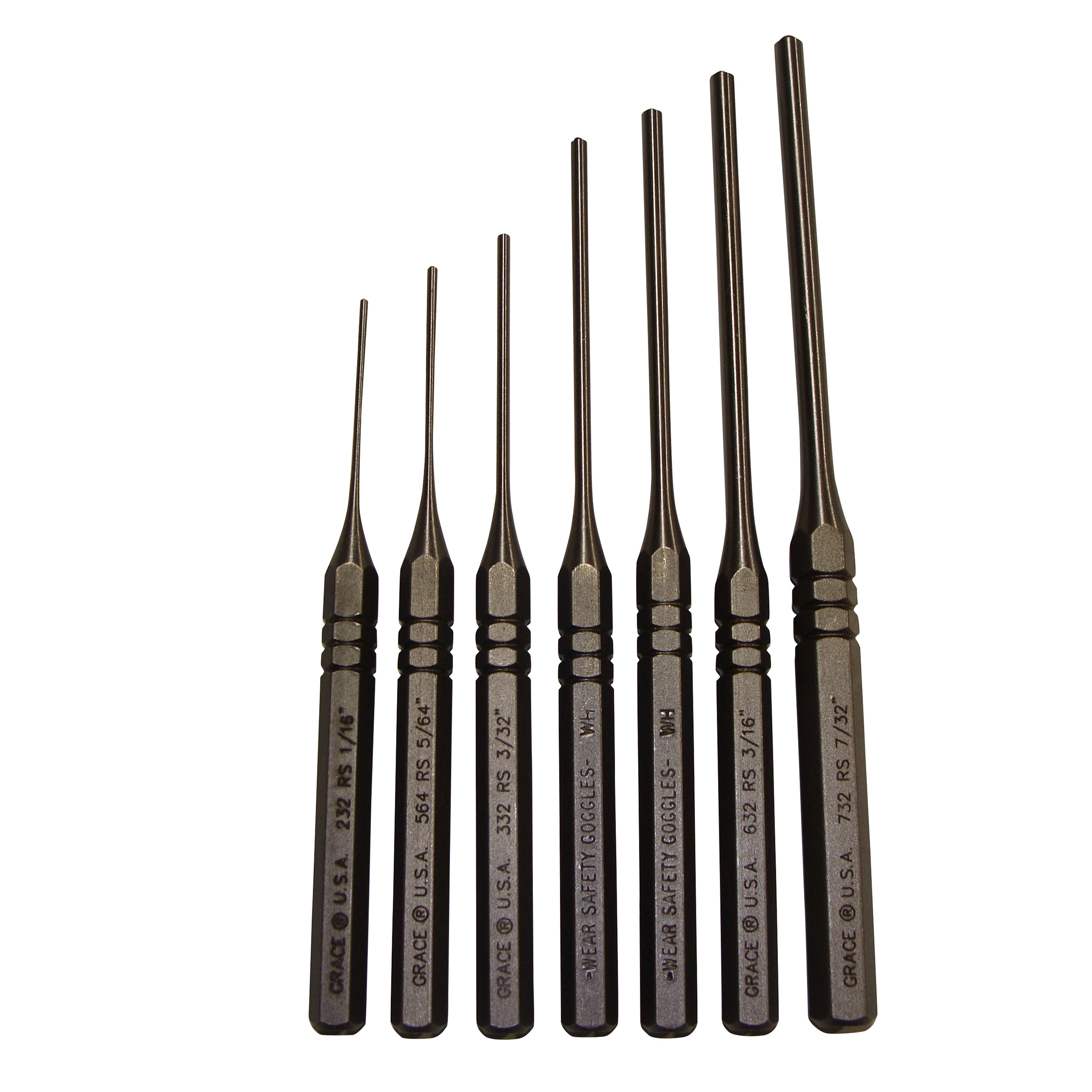 Grace Tools Steel Roll Spring Punch Set