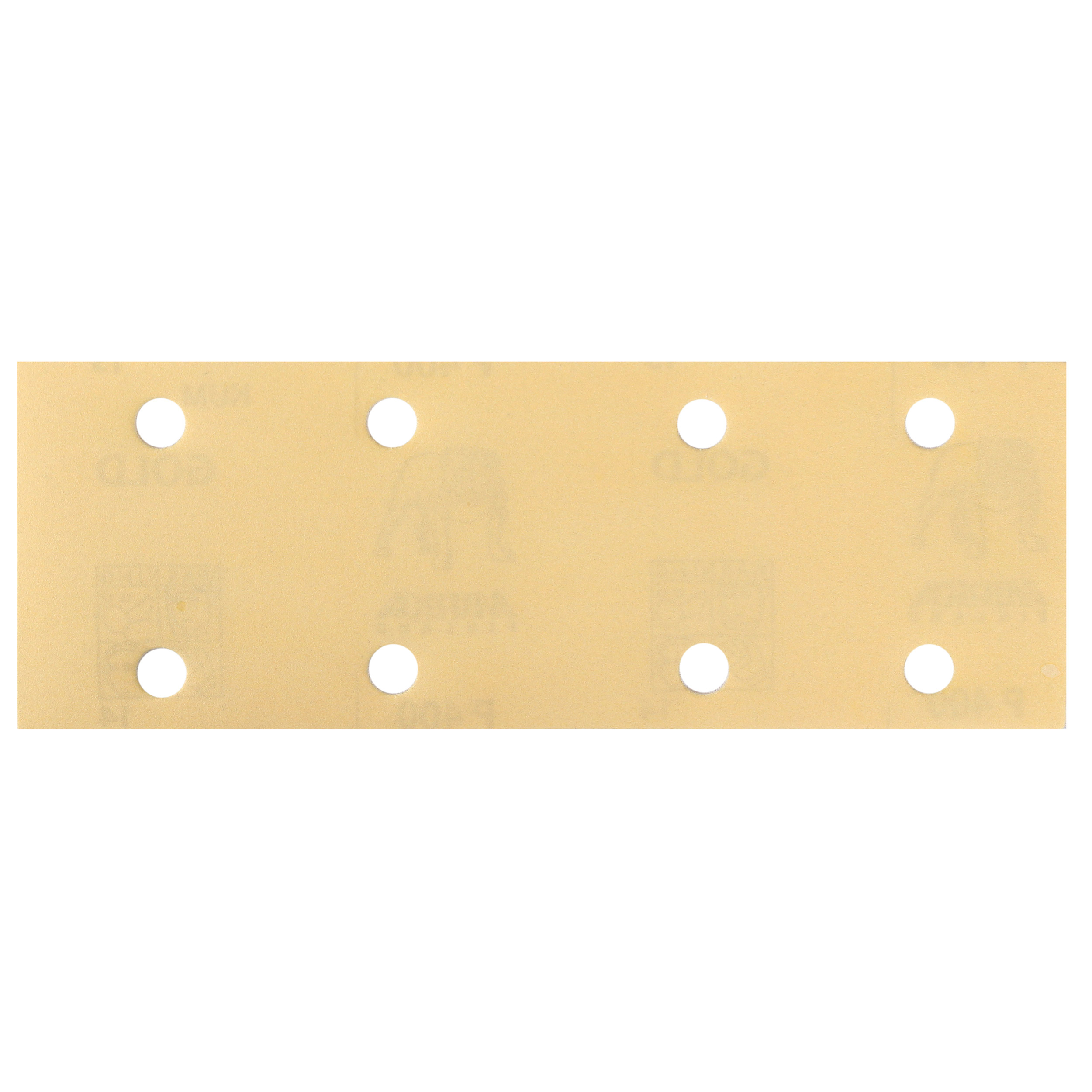 Gold 2.75x8" Grip Sandpaper, 8h P80, 50 Sheets/box