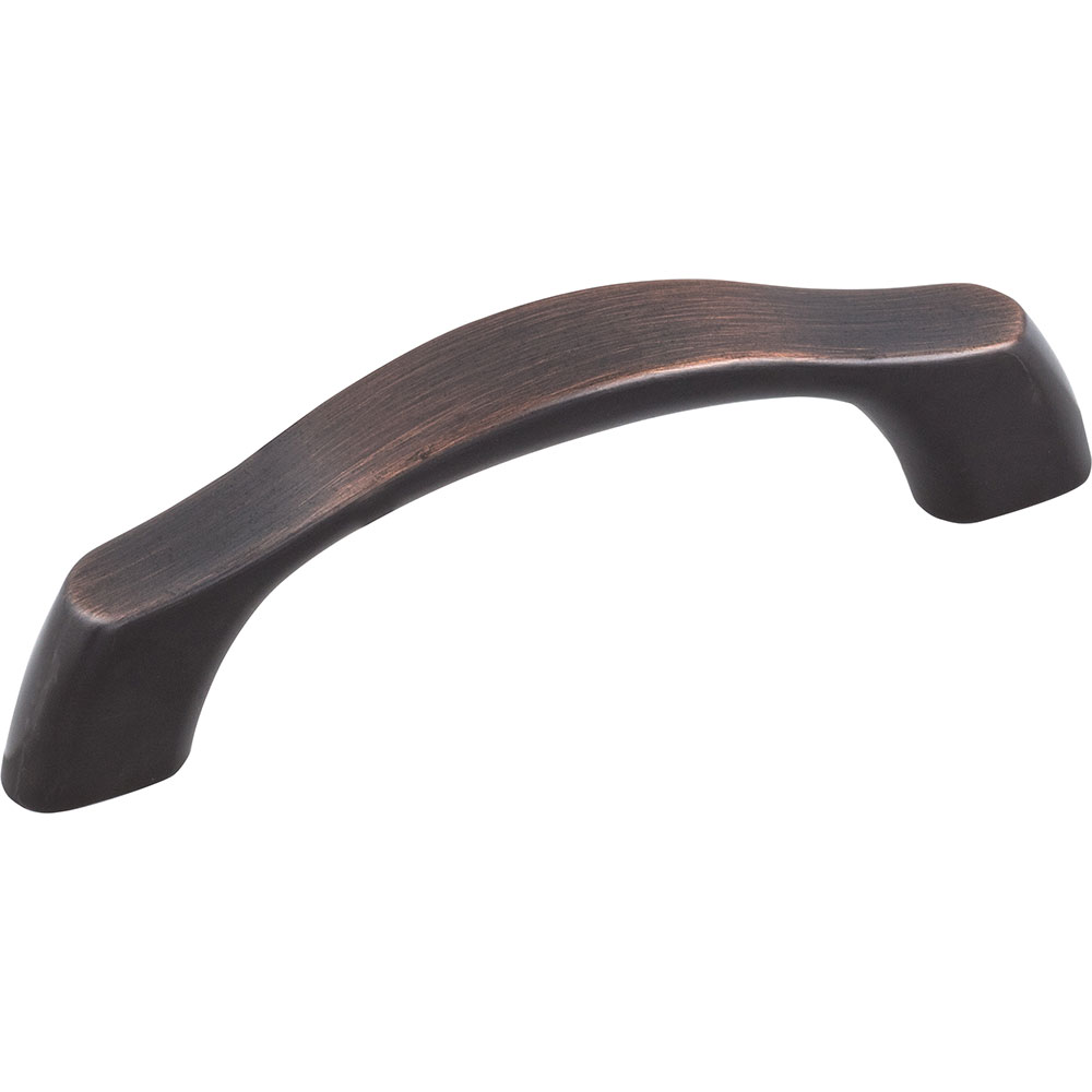 Cabinet Pull 3" C/c O.l., With 4-1/16" O.l., Brushed Oil Rubbed Bronze