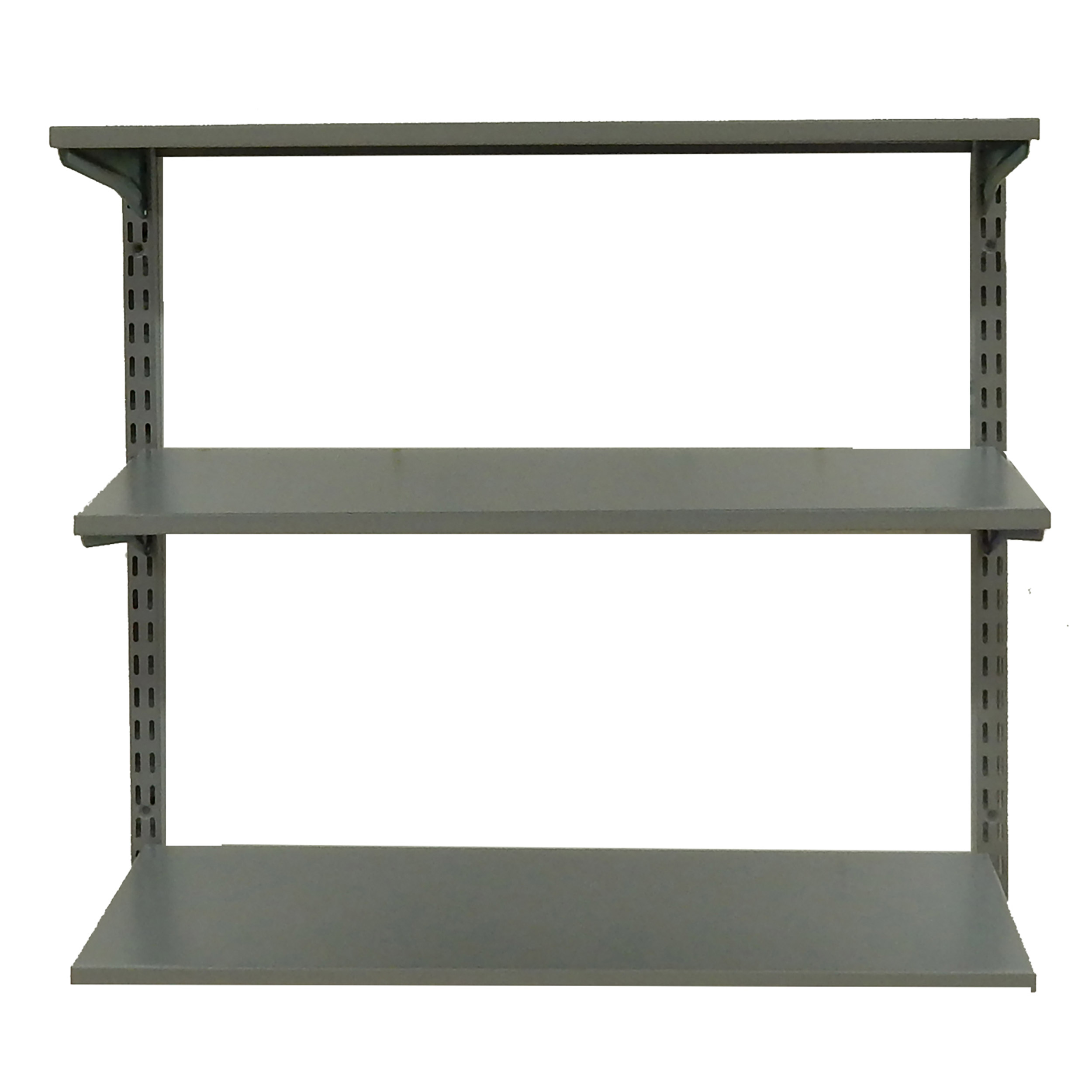 Shelving Unit, 33" Wall Mount With 3 Steel Shelves