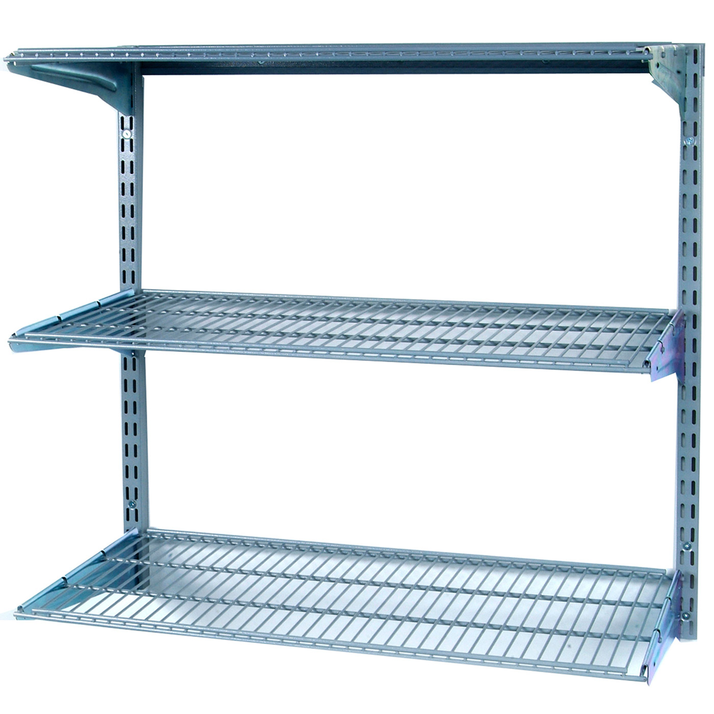 Shelving Unit, 33" Wall Mount With 3 Wire Shelves