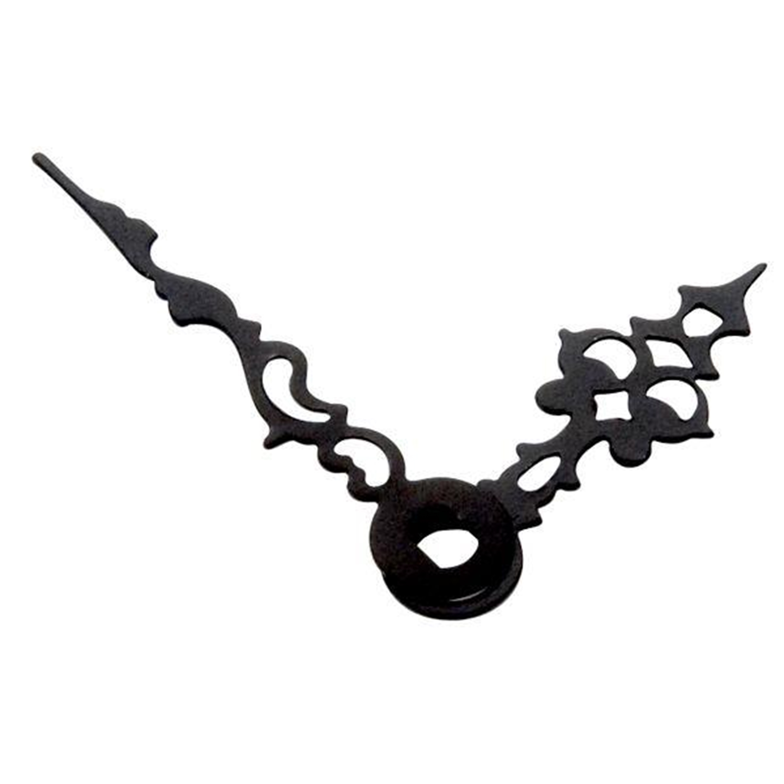 Hands, Black, Serpentine Style - Time Ring 6" - 6-1/4"