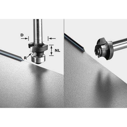 product: Festool Roundover Cutter S8 HW R2 D20-KL OFK shown