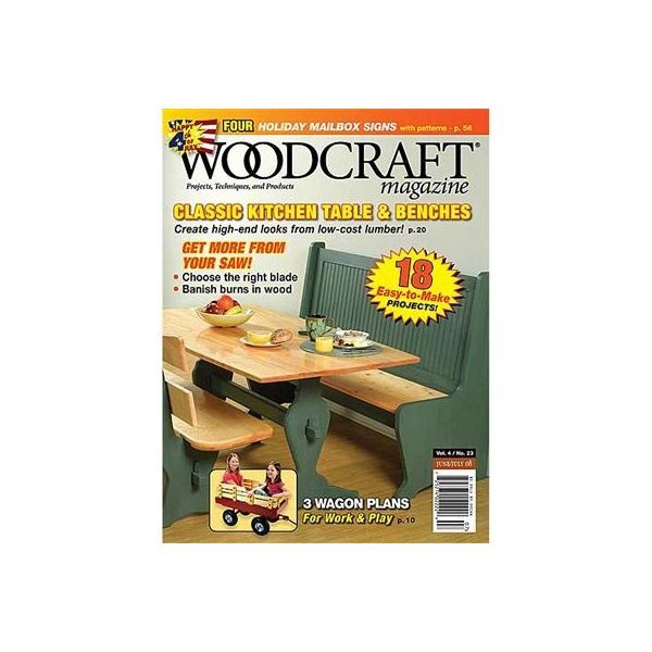 product: Woodcraft Magazine Downloadable Issue 23: June / July 2008 shown
