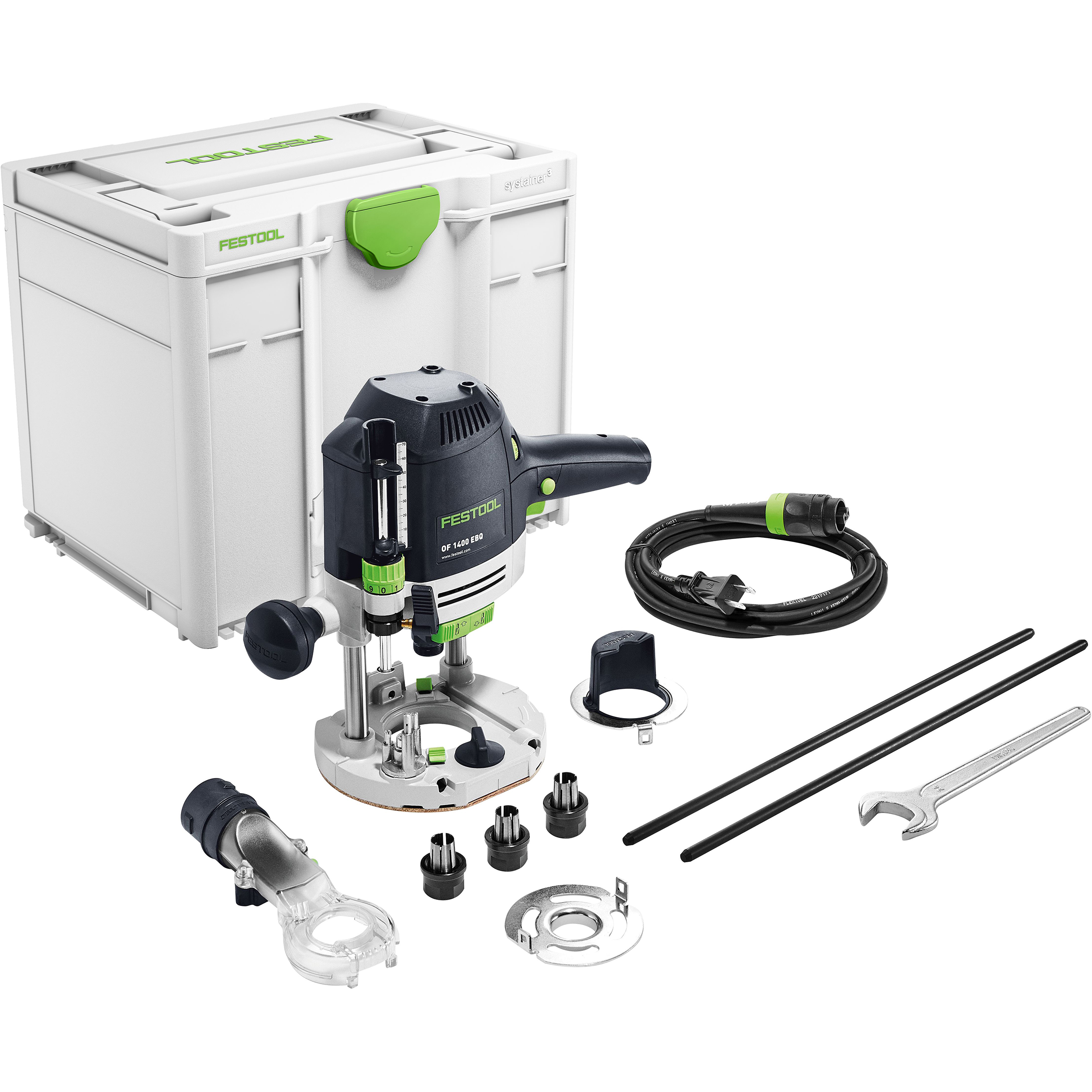 product: Festool OF1400 EQ-F-Plus Plunge Router w/ Systainer³ (US-Imperial) shown