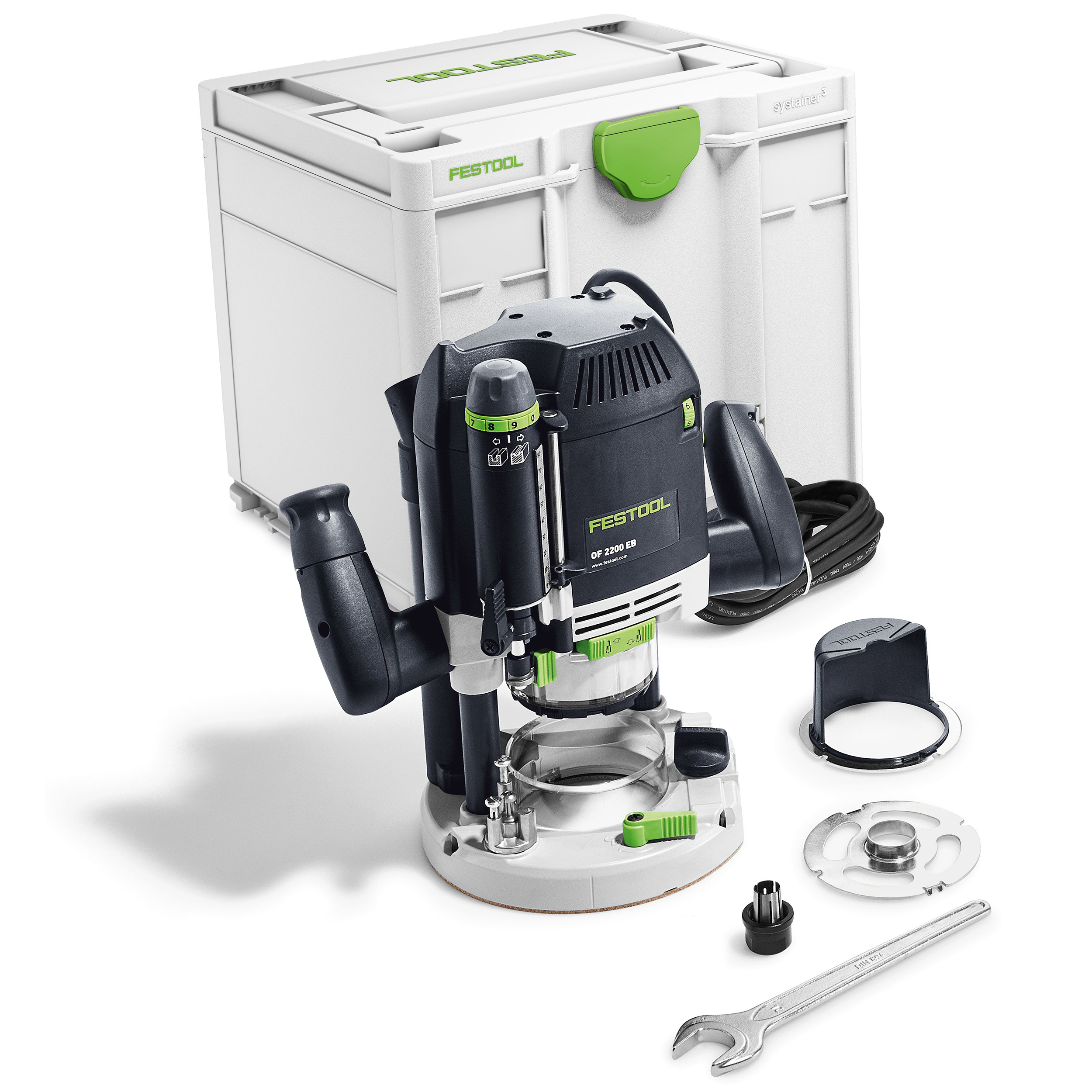 product: Festool OF 2200 EB-F Plus Plunge Router with Systainer³ (US-Imperial) shown