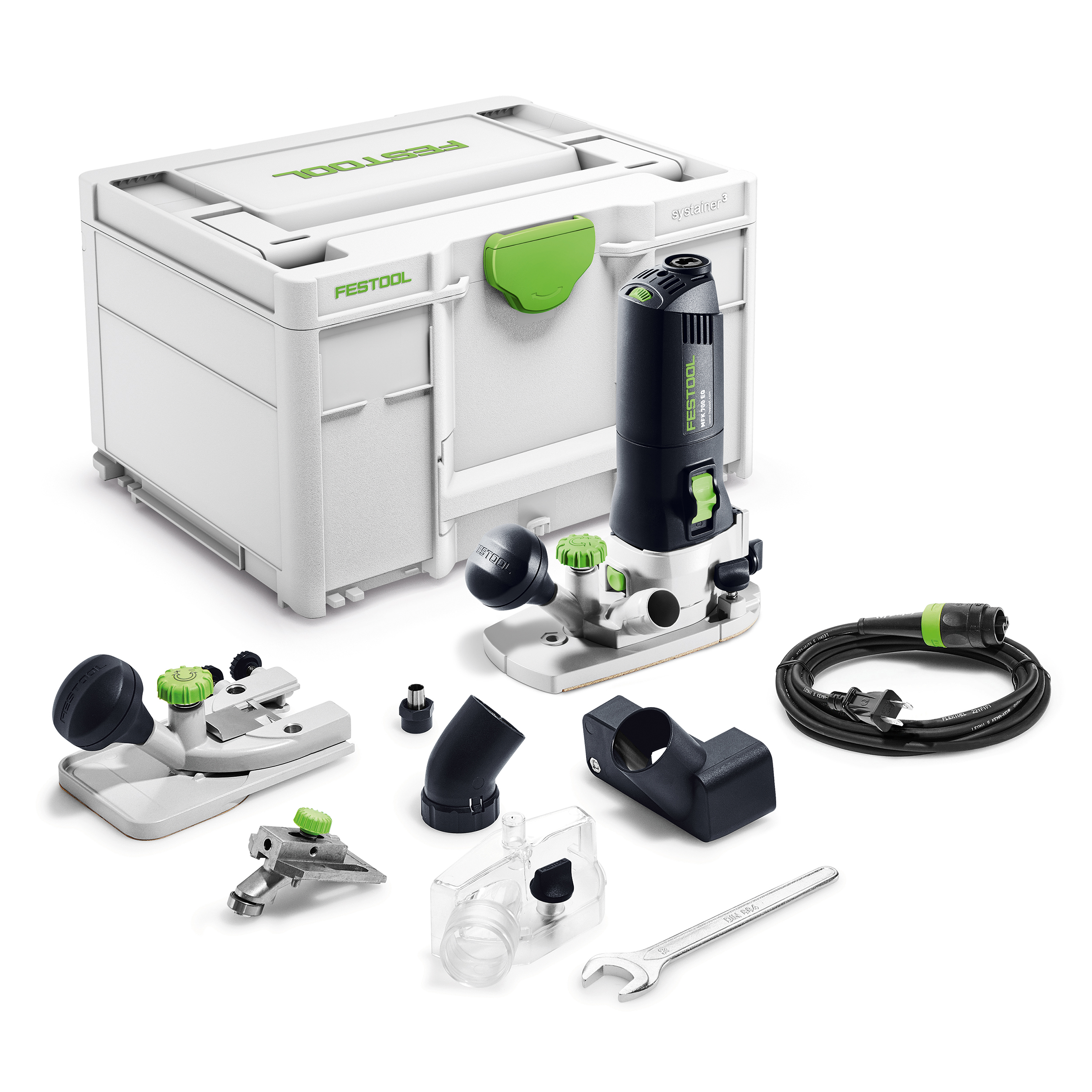 product: Festool MFK 700 EQ Modular Trim Router Set in Systainer³ shown