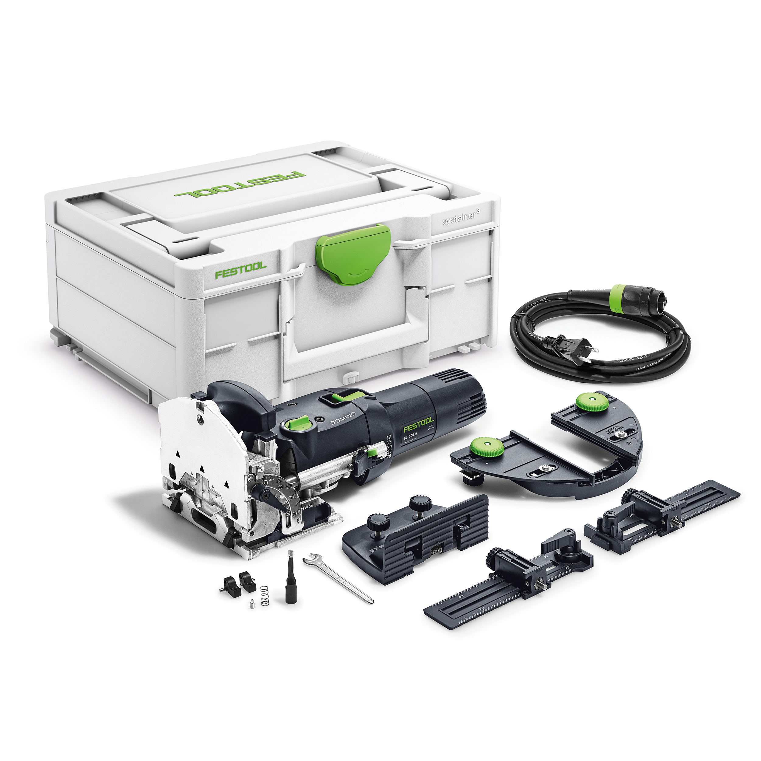 product: Festool Domino Joiner - DF 500 Q Set with Systainer3 shown
