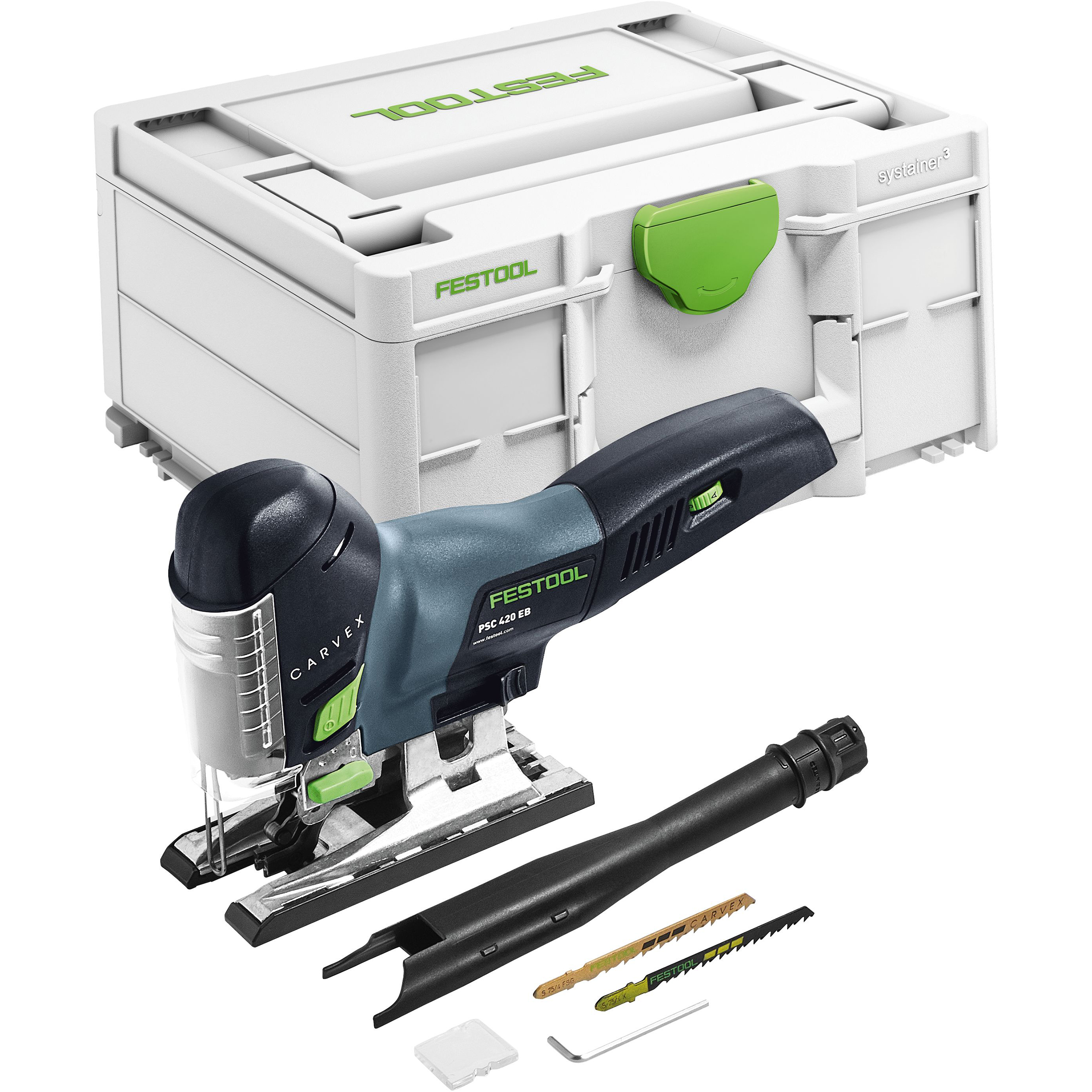 product: Festool CARVEX PSC 420 EB-Basic Cordless Jigsaw shown