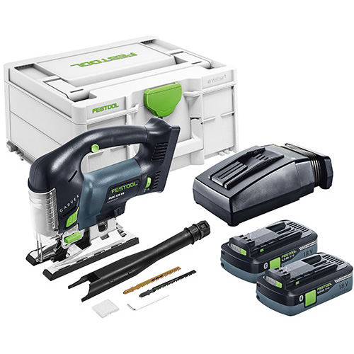 product: Festool CARVEX PSCB 420 HPC 4.0 EBI-Plus Cordless Jigsaw shown