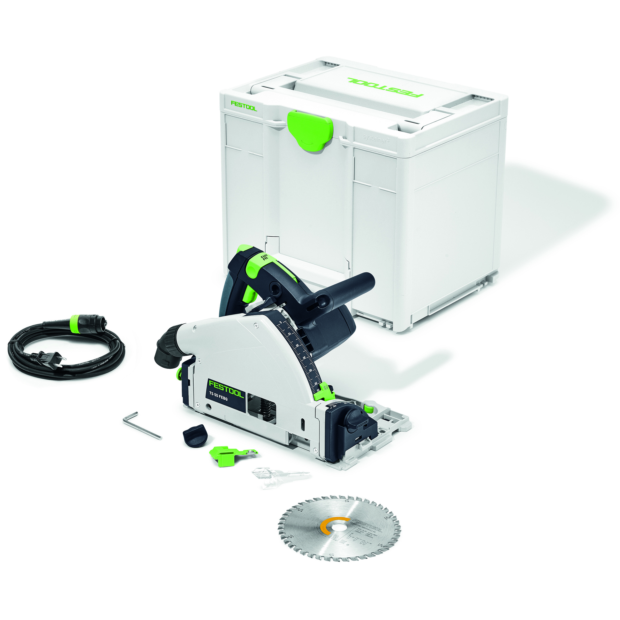 product: Festool TS 55 FEQ-F-Plus Plunge Cut Saw shown