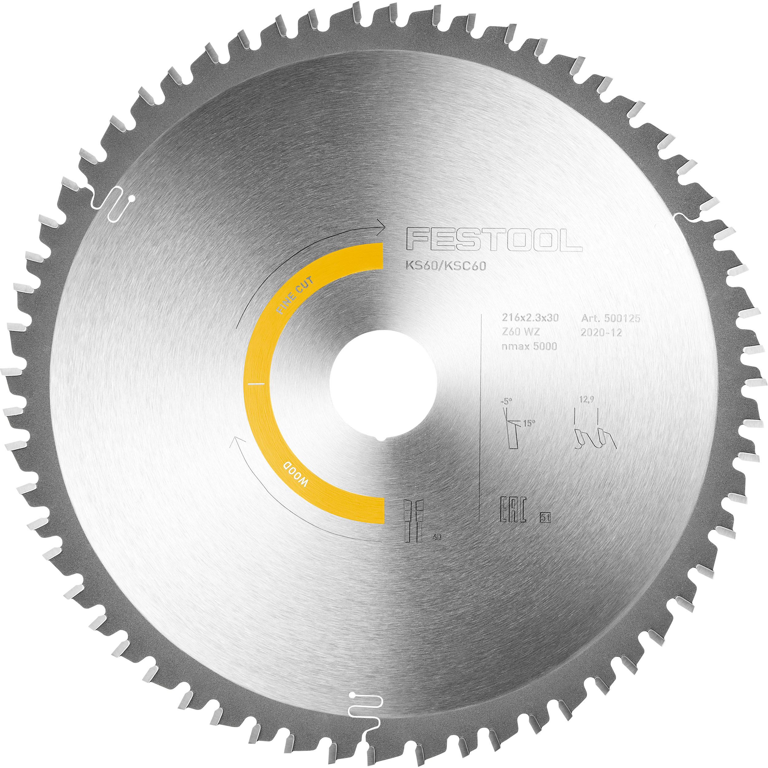 product: Festool Fine Cut Wood Saw Blade - 8-1/2