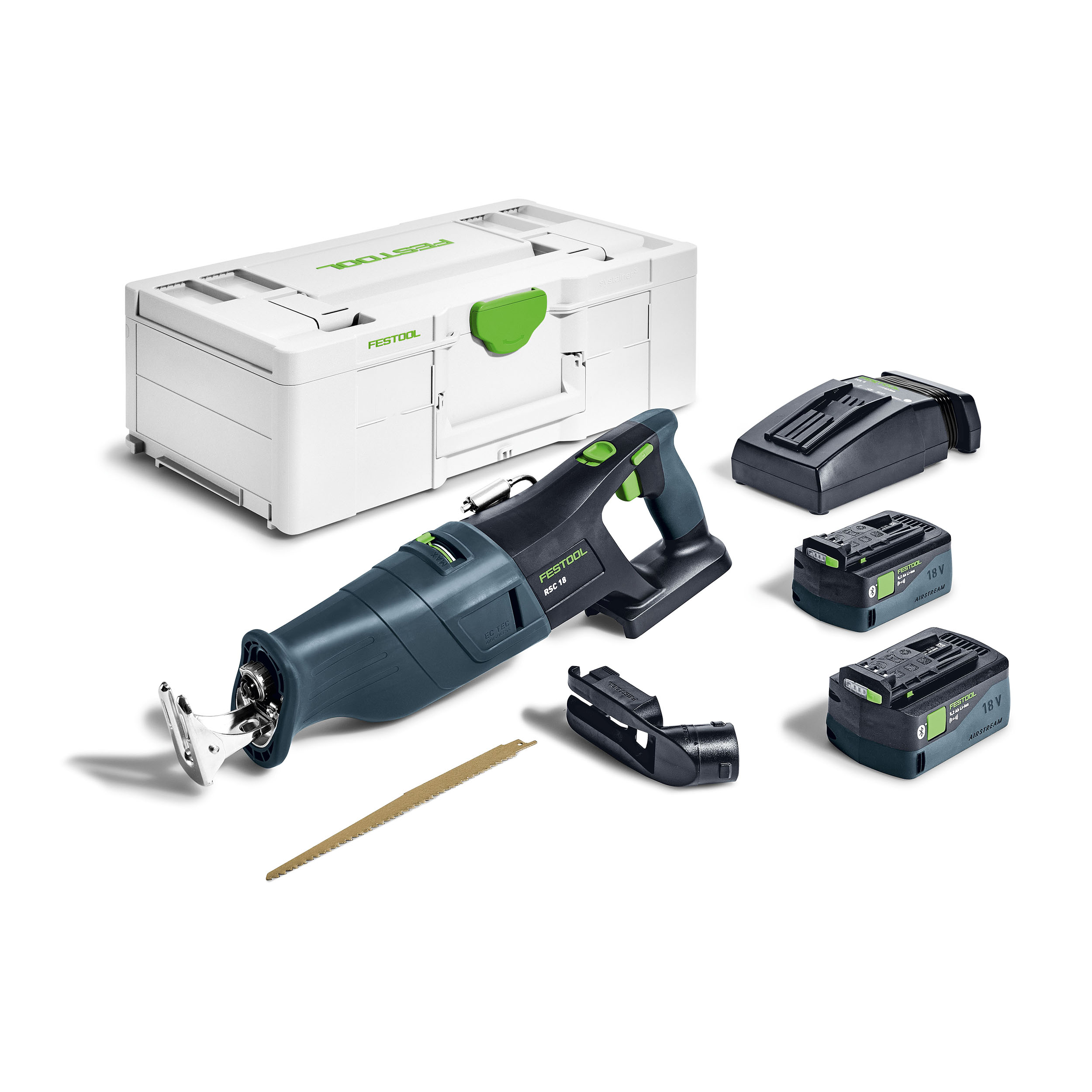 product: Festool RSC 18 5.0 EBI-Plus Reciprocating Saw shown
