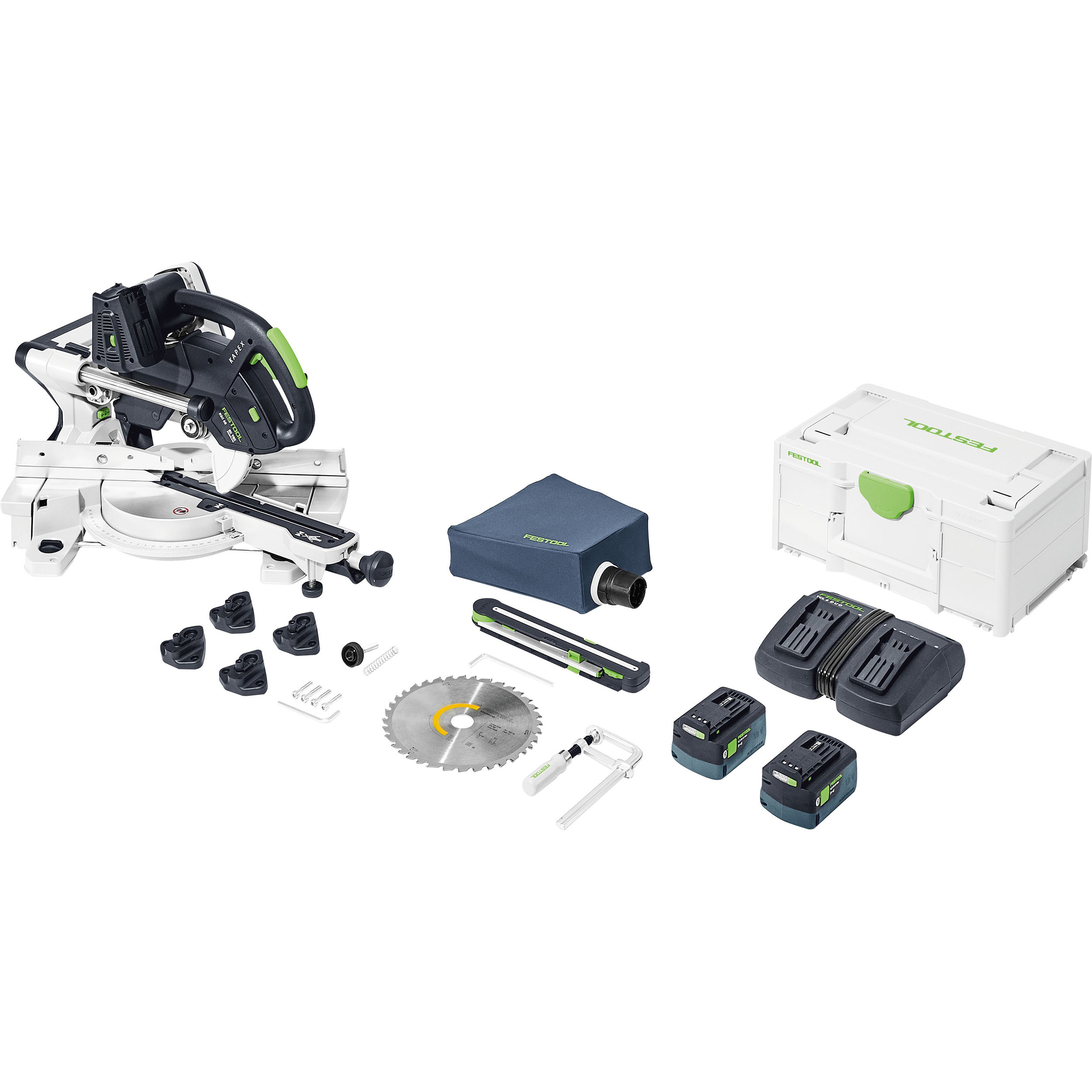 product: Festool Cordless Kapex Sliding Compound Miter Saw KSC 60 EB 5.0 I-Plus shown