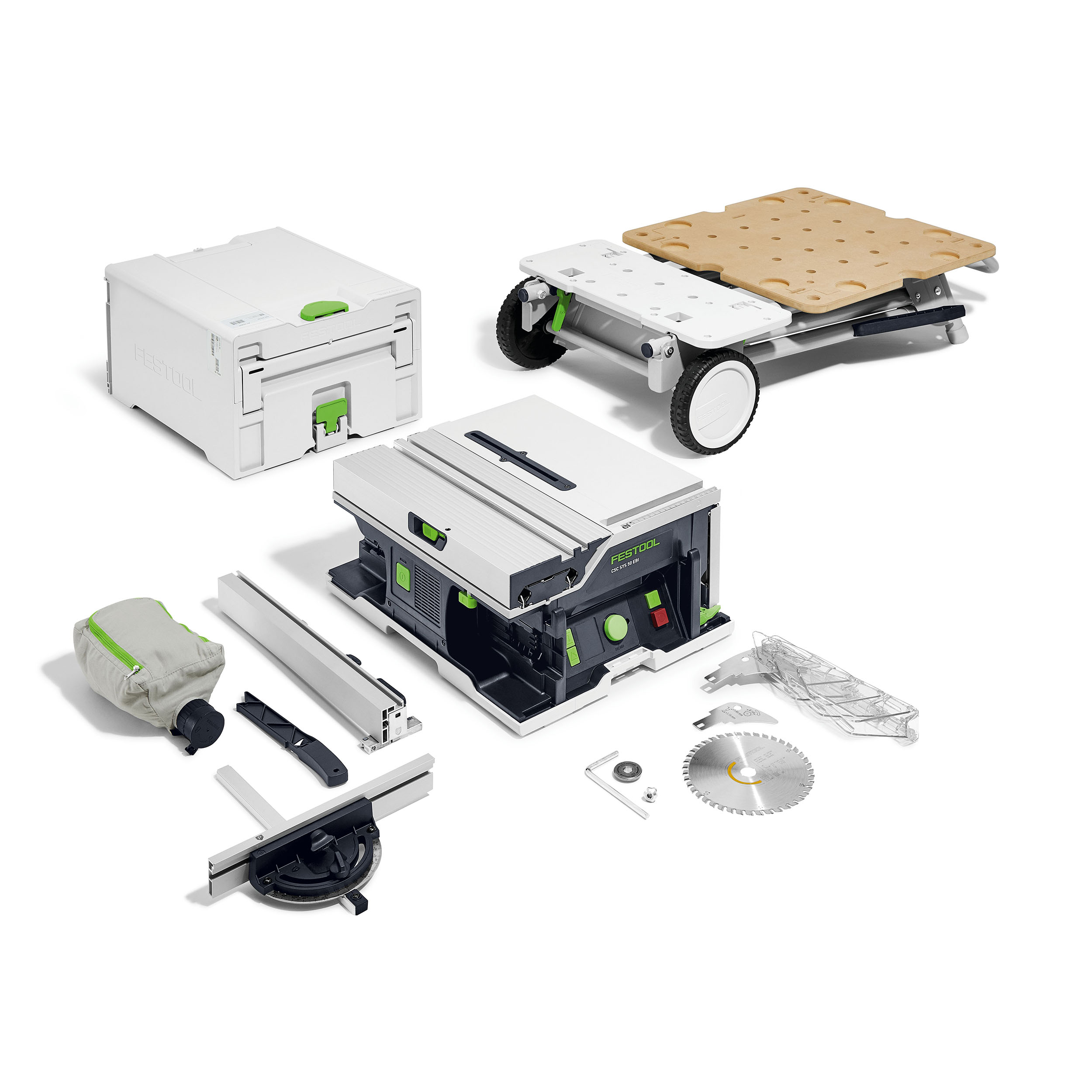 product: Festool CSC SYS 50 EBI-Basic-Set Cordless Table Saw shown