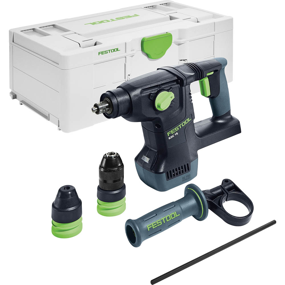 product: Festool KHC 18 EB-Basic Rotary Hammer Drill shown