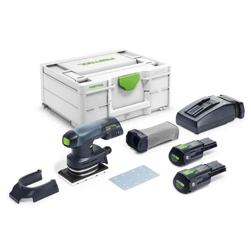 product: Festool RTSC 400 3.0 Cordless Orbital Sander shown