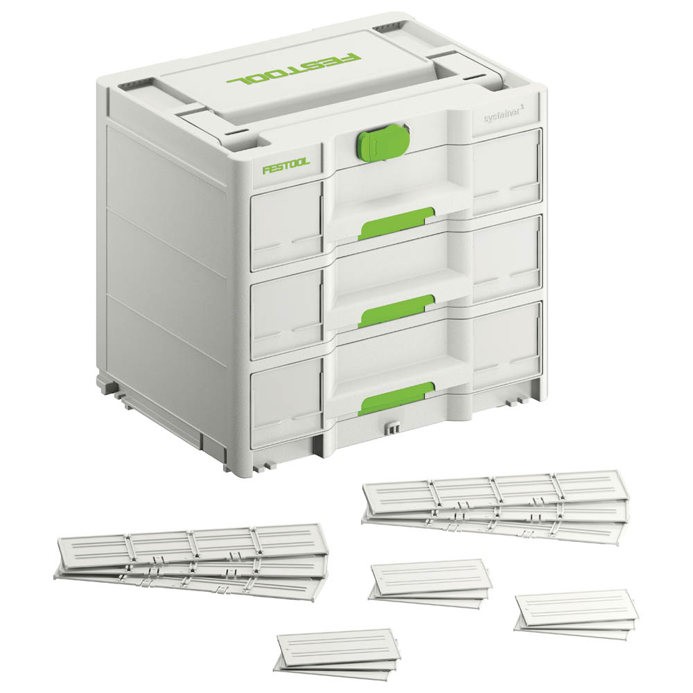 product: Festool Sortainer³ SYS3-SORT/3 M 337 Systainer shown