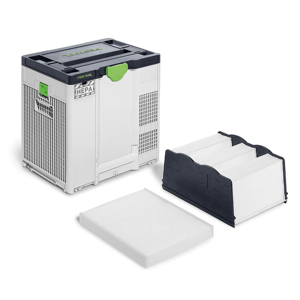 product: Festool SYS-AIR HEPA Air Filter shown