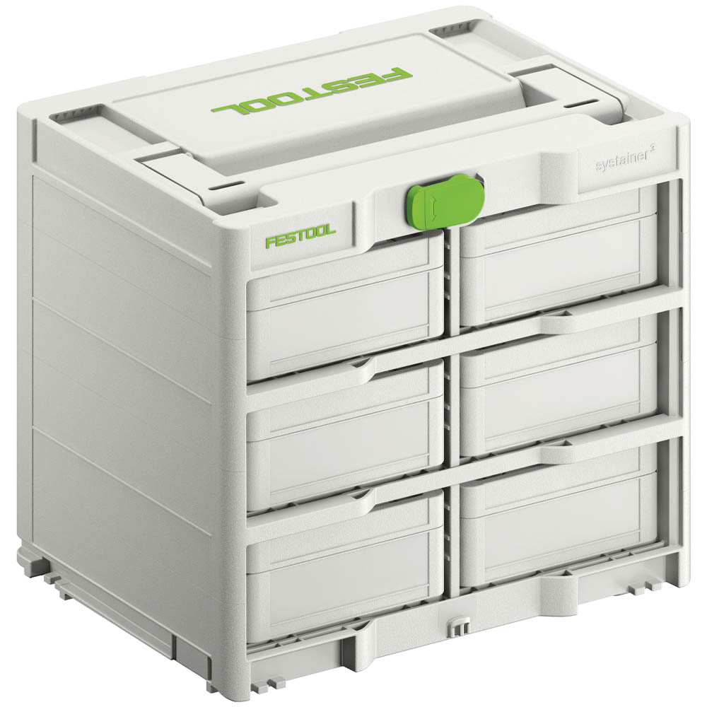 product: Festool Systainer³ Rack SYS3-RK/6 M 337 Set shown