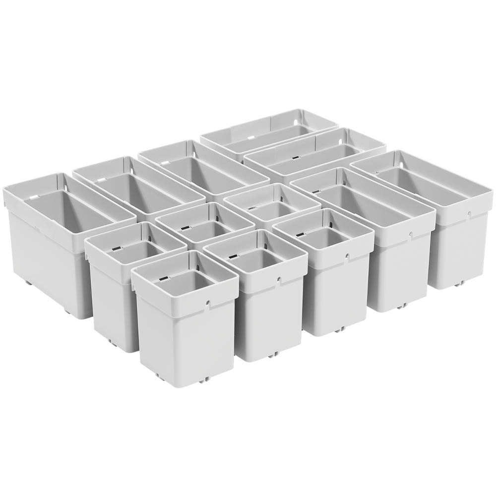 product: Festool Box Container Set for Systainer or Sortainer - 13 Piece shown
