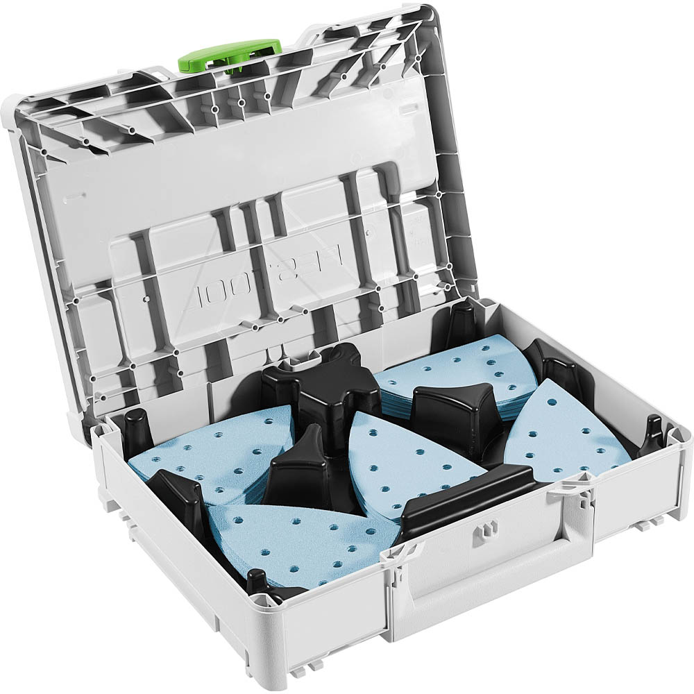 product: Festool Systainer³ Abrasive Set SYS-STF DELTA shown