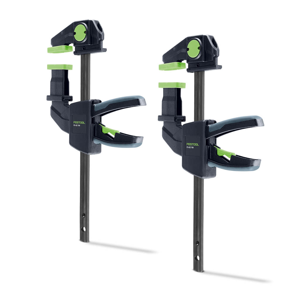 product: Festool One-Handed Clamp - FS-EZ 150 - 2 Piece shown