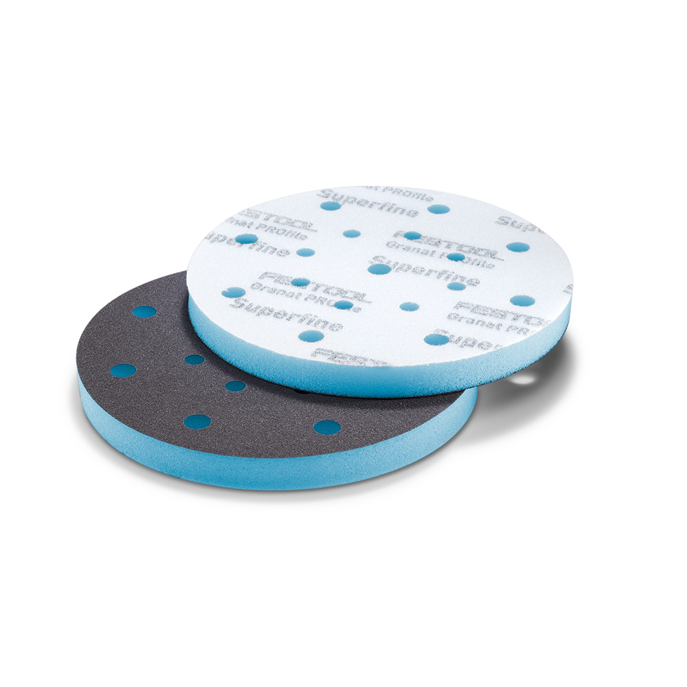 product: Festool Granat PROfile Foam Abrasive Disc - D150 Super Fine Grit - 10 Pack shown