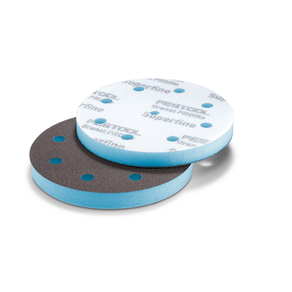 product: Festool Granat PROfile Foam Abrasive Disc - D125 Super Fine Grit - 10 Pack shown