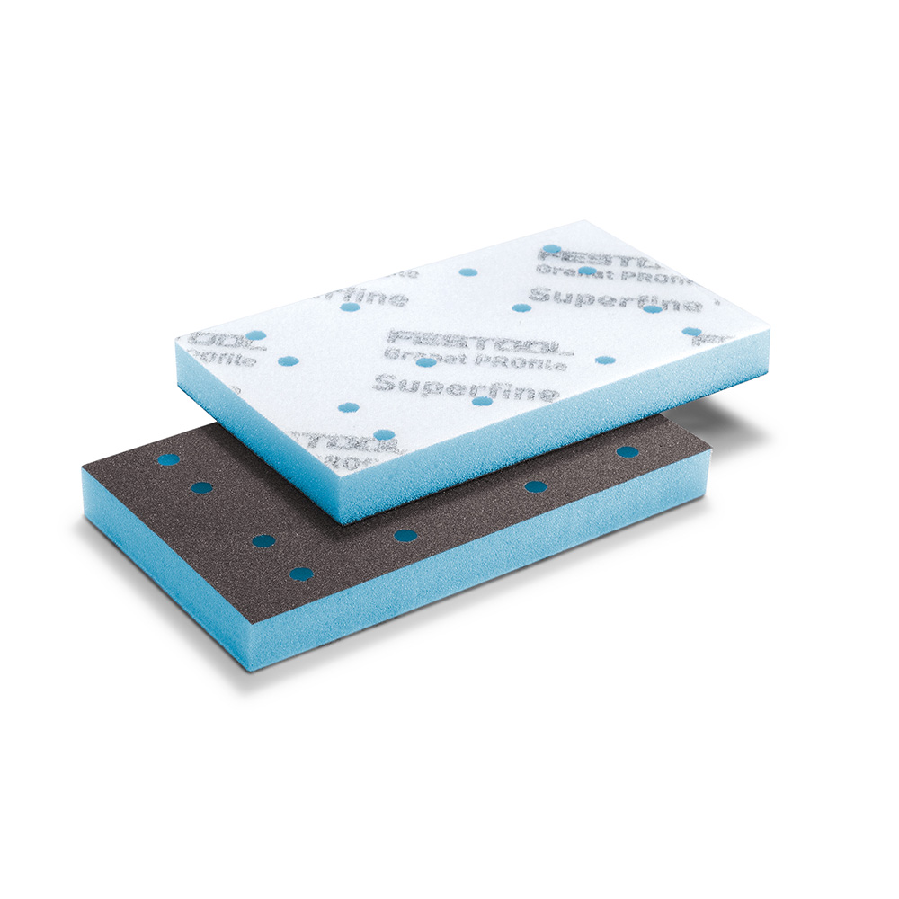 product: Festool Granat PROfile Foam Abrasive Sheet - 80x133 Super Fine Grit - 10 Pack shown