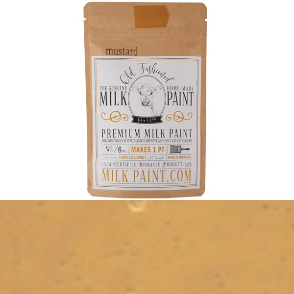 Old Fashioned Milk Paint Mustard Pint