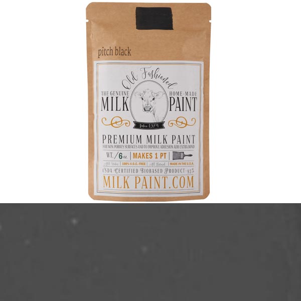 Old Fashioned Milk Paint Pitch Black Pint