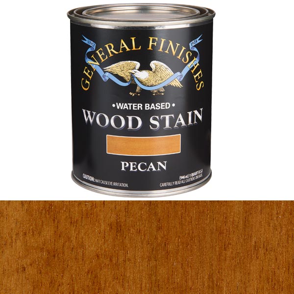 Wood Stain, Water Based, Pecan Stain, Quart