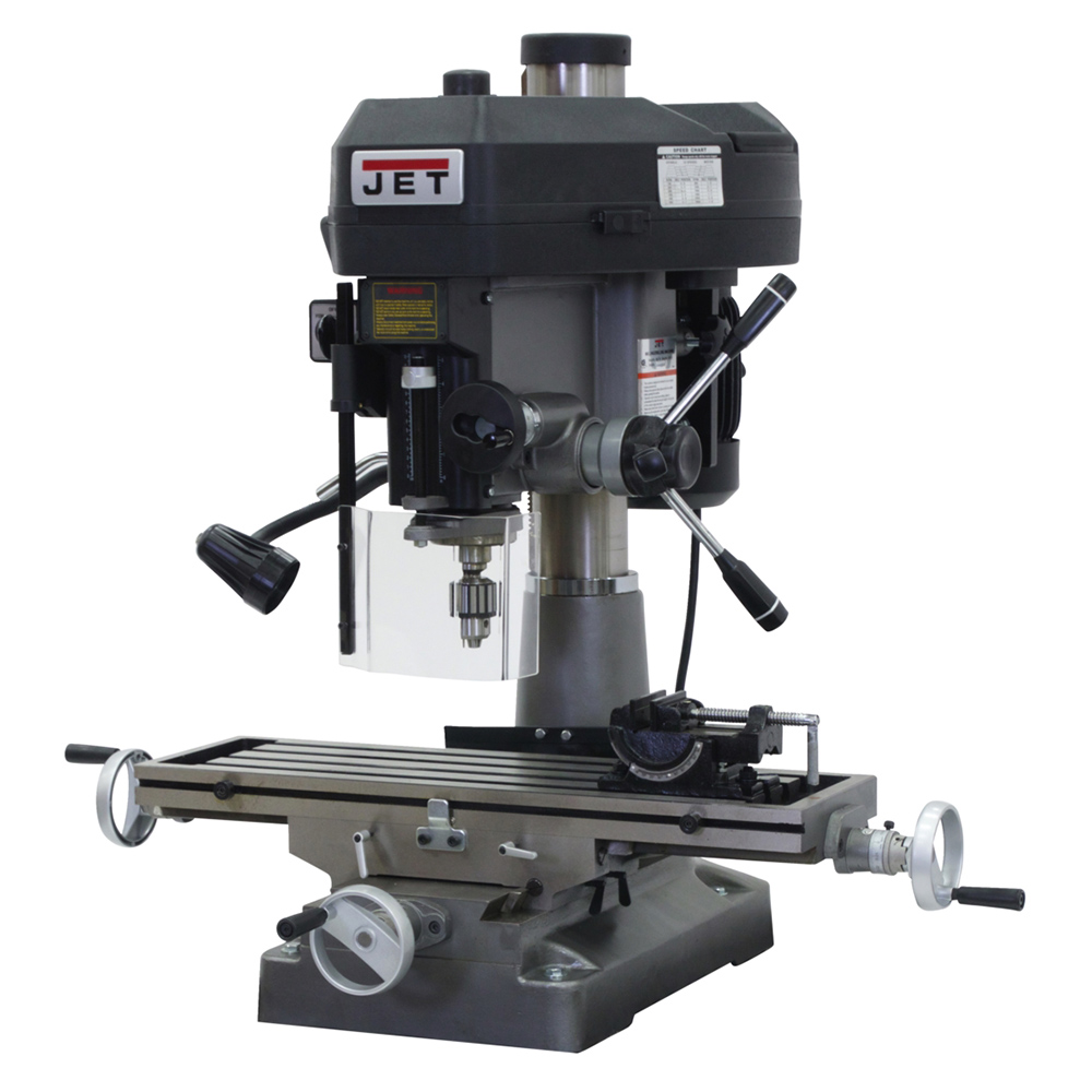 product: Jet JMD-18 Mill/Drill With R-8 Taper - 115V - 1 Ph shown