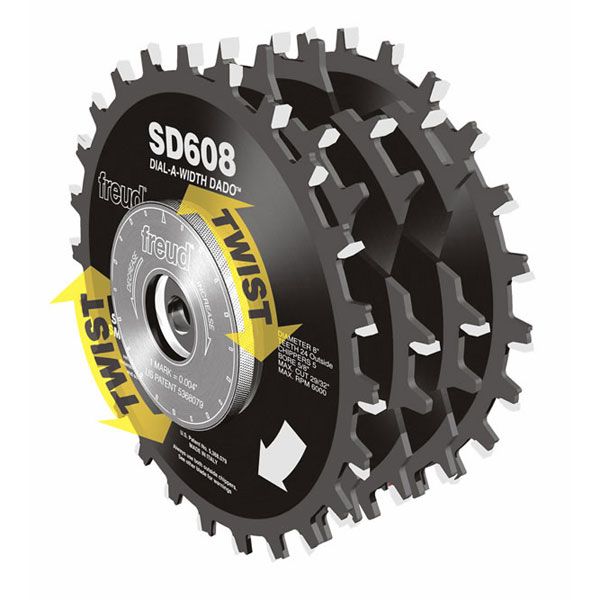 product: Freud SD608 Circular Saw Dial Dado Blade Set 8