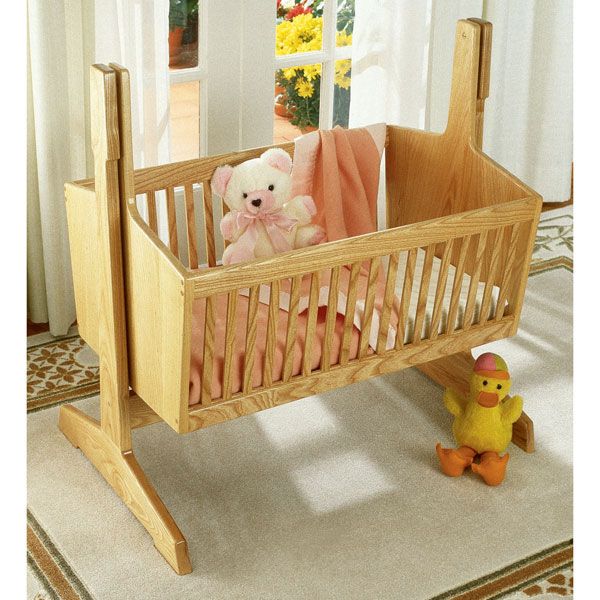 product: Wood Magazine Woodworking Project Paper Plan to Build Pendulum Cradle shown