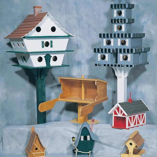 Woodworking Project Paper Plan To Build Birdhouse Assortment, Plan No. C12