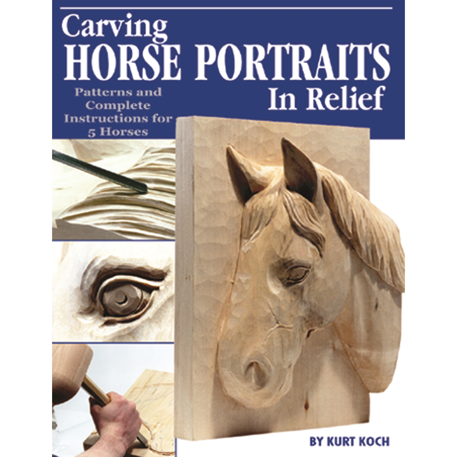 product: Fox Chapel Carving Horse Portraits In Relief shown