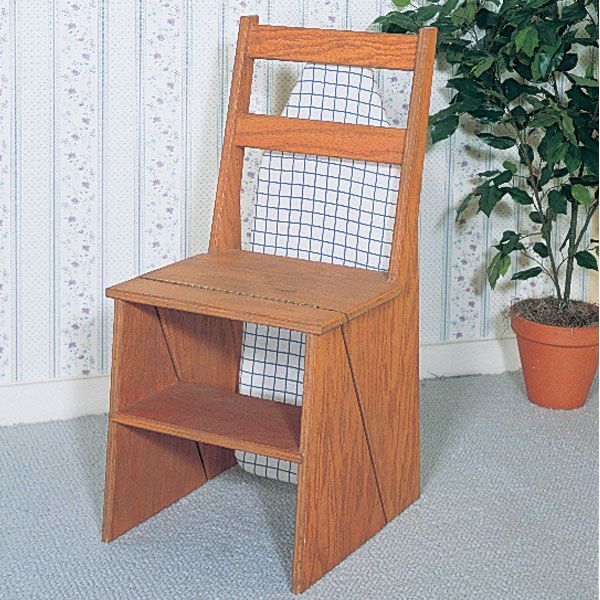 Woodworking Project Paper Plan To Build 3-in-1 Chair, Plan No. 798