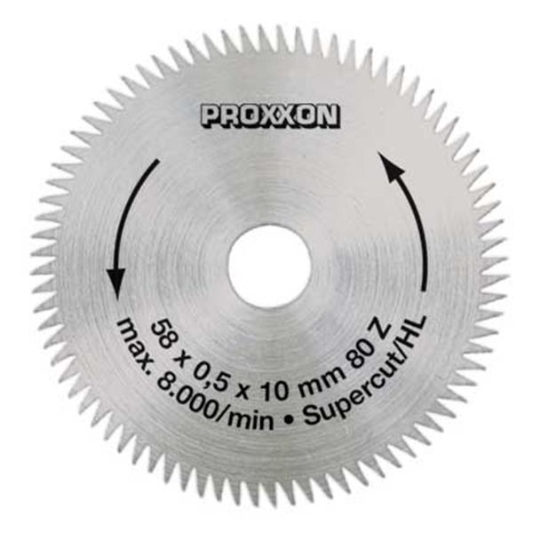 Crosscut Blade "super-cut" For Proxxon Ks 115, 2-9/32" Diameter