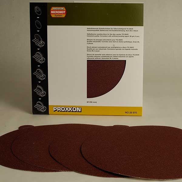 Adhesive Sanding Disk, Aluminum Oxide 80 Grit, Pack Of 5