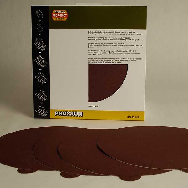 Adhesive Sanding Disk, Aluminum Oxide 150 Grit, Pack Of 5
